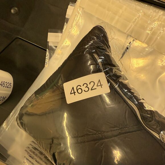 Laundry Puffer Jacket Women M Medium Black Down Full Zip Hooded Long Sleeve - Picture 7 of 7